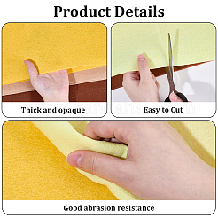 7Pcs 7 Colors Non-woven Felt Fabric&nbsp;DIY-CP0012-69C