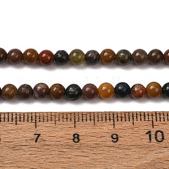 Natural Ocean Jasper Beads Strands&nbsp;X-G-F668-26-4mm