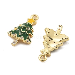 Christmas Theme Brass Micro Pave Cubic Zirconia Pendants&nbsp;KK-L228-30C-G