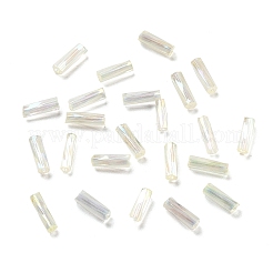 10G Ceylon Glass Twist Bugle Beads&nbsp;LS-SEED-L012-01B