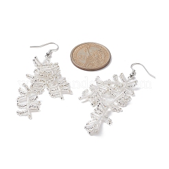Glass Seed Braided Branch Dangle Earrings&nbsp;EJEW-MZ00070-01