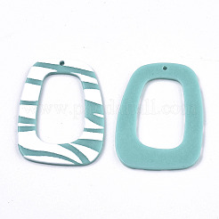 Opaque Printed Acrylic Pendants&nbsp;MACR-N011-005-E