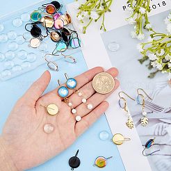 DIY Blank Dome Dangle Earring Making Kit&nbsp;DIY-FH0005-06
