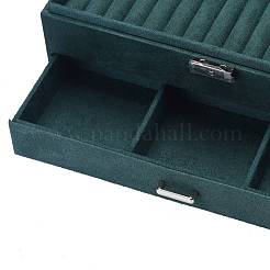 Velvet & Wood Jewelry Boxes&nbsp;VBOX-I001-04C