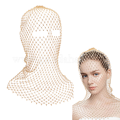 1Pc Polyester Fascinator Mesh Face Veil&nbsp;OHAR-FG0001-05B