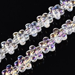 Electroplate Glass Beads Strands&nbsp;EGLA-T028-02