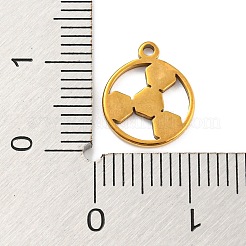 304 Stainless Steel Charms&nbsp;STAS-Q306-01G-D