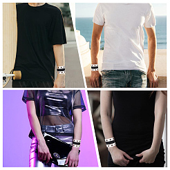 Punk PU Leather Cord Bracelets&nbsp;BJEW-WH20008-12B