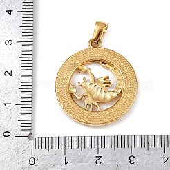 304 Stainless Steel Pendants&nbsp;STAS-C131-03G-12