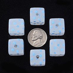 Printed Acrylic Beads&nbsp;MACR-S374-11C-02