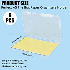 Transparent Plastic Packaging Boxes with Hinged Lid&nbsp;AJEW-WH20060-90B