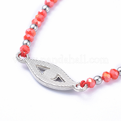 Adjustable Nylon Thread Braided Bead Bracelets&nbsp;BJEW-JB05157-02