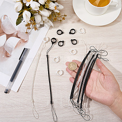 10Pcs 2 Colors TPU Eraser Anti-lost Rope&nbsp;AJEW-CP0010-83