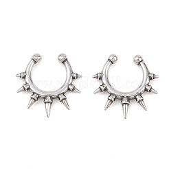 316 Stainless Steel Hoop Nose Rings&nbsp;AJEW-C044-05A-AS