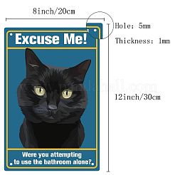 Rectangle Metal Iron Sign Poster&nbsp;AJEW-WH0157-374