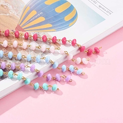 Handmade Opaque Acrylic Link Chains&nbsp;AJEW-JB00903