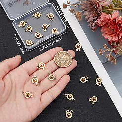 20Pcs 201 Stainless Steel Snap Clasps&nbsp;STAS-BBC0005-88A