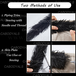 2M Imitation Rex Rabbit Fur Chenille Stick&nbsp;DIY-CY0001-95A