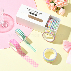 1 Bag 6 Rolls DIY Scrapbook Decorative Paper Tapes&nbsp;DIY-SP0005-15A