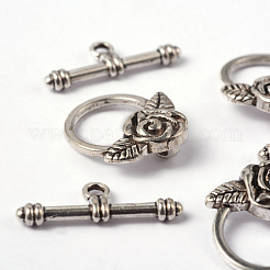 Tibetan Style Toggle Clasps&nbsp;LS-LF0026Y-NF