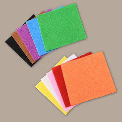 10Pcs 10 Colors Bon-woven Felt Fabric&nbsp;DIY-WH20048-053