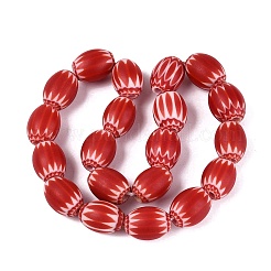 Handmade Millefiori Glass Barrel Beads&nbsp;LS-LA-N002-06B