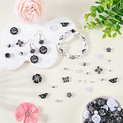 80Pcs 10 Styles Opaque Acrylic Beads&nbsp;DIY-SC0033-32