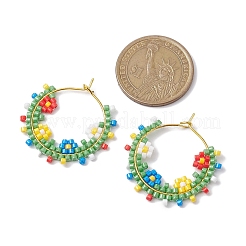 Brass Hoop Earring&nbsp;EJEW-MZ00197