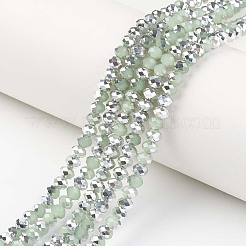 Electroplate Glass Beads Strands&nbsp;EGLA-A034-J6mm-M