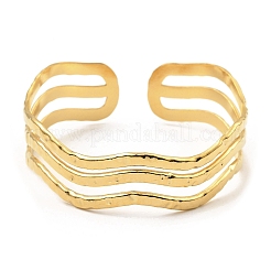 304 Stainless Steel Cuff Bangles&nbsp;BJEW-P302-09G