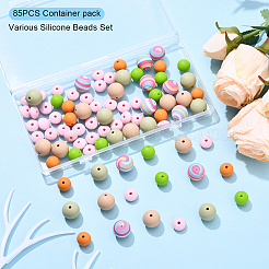 Food Grade Eco-Friendly Silicone Focal Beads&nbsp;SIL-YW0001-72A