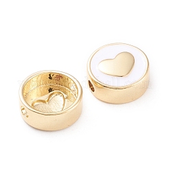 Brass Enamel Beads&nbsp;KK-F814-06G