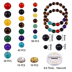 7 Chakra Bracelet DIY Making Kits&nbsp;DIY-SZ0006-32