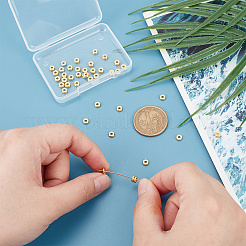 40Pcs Brass Spacer Beads&nbsp;KK-LP0001-12