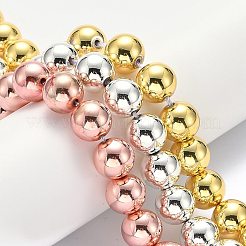 Electroplate Non-magnetic Synthetic Hematite Beads Strands&nbsp;G-L485-01G-M