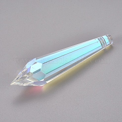Transparent Glass Big Cone Pendulum Pendants&nbsp;LS-GLAA-WH0015-34E