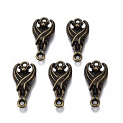 Rack Plating Tibetan Style Alloy Connector Charms&nbsp;PALLOY-N175-06AB