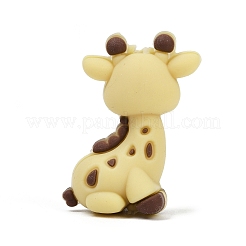 Deer Food Grade Silicone Focal Beads&nbsp;SIL-A011-04