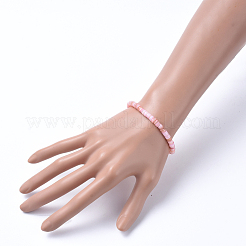 Natural Shell Stretch Beaded Bracelets&nbsp;BJEW-JB05183