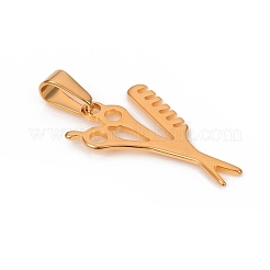 304 Stainless Steel Pendants&nbsp;STAS-G235-01G