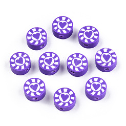 Handmade Polymer Clay Beads&nbsp;CLAY-T019-15G