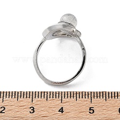 Natural Labradorite Finger Rings&nbsp;RJEW-E067-04P