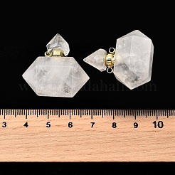 Gemstone Perfume Bottle Pendants&nbsp;G-L623-08G