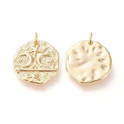 Brass Pendants&nbsp;KK-L006-025G