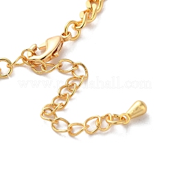 Brass Link Bracelets for Women&nbsp;BJEW-P342-11G