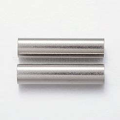 Tarnish Resistant 304 Stainless Steel Tube Beads&nbsp;STAS-P128-08