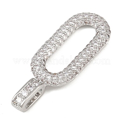 Brass Micro Pave Cubic Zirconia Pendants&nbsp;LS-KK-K413-07P