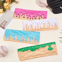 4Pcs 4 Colors Polyester Headbands for Women Girls&nbsp;OHAR-CN0001-05