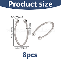 8Pcs Alloy Bikini Clips&nbsp;FIND-FG0003-62P