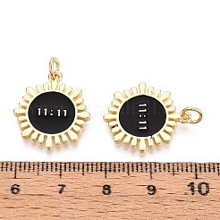 Brass Enamel Pendants&nbsp;KK-N277-07C-G